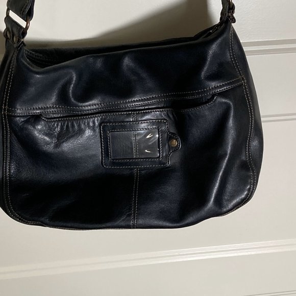 Vintage Fossil - Black Smooth Leather Large Purse - Picture 3 of 16
